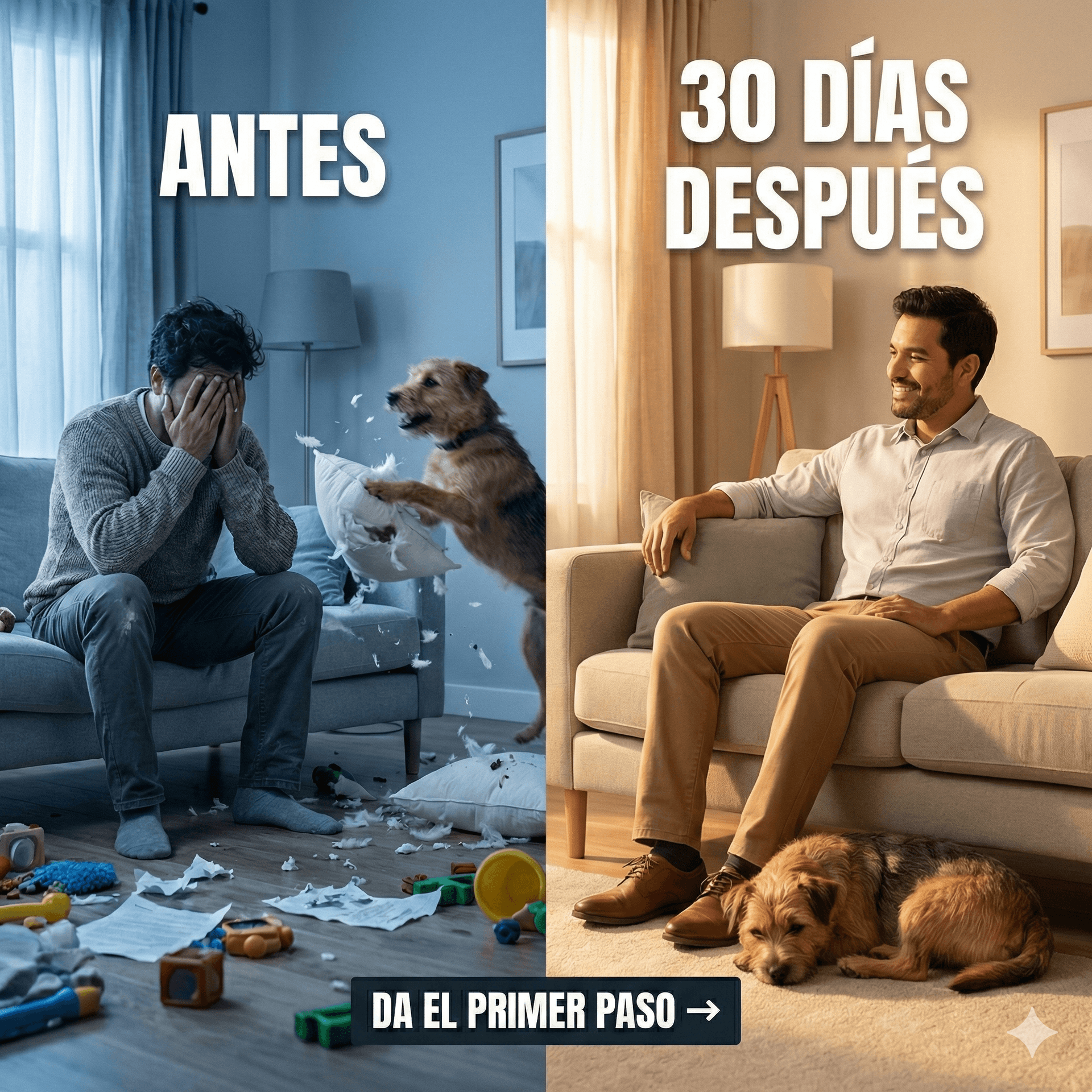 Antes y Después - Reset Canino